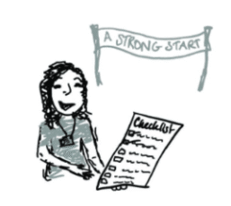 Person reads the EDI success checklist